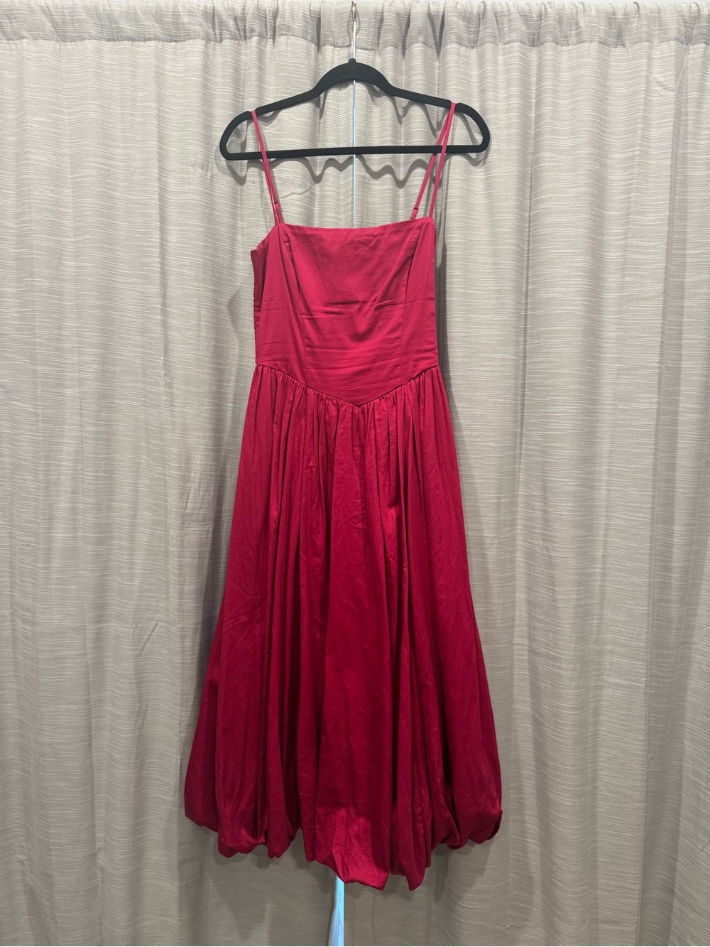 Abercrombie Spaghetti-Strap Midi Dress - Classic Elegant Silhouette